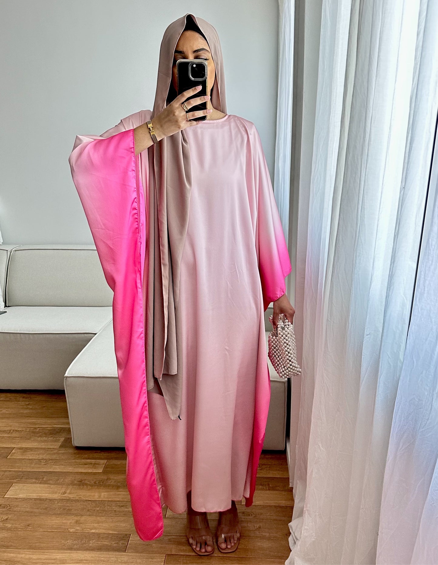 Robe DIANA dégradé rose